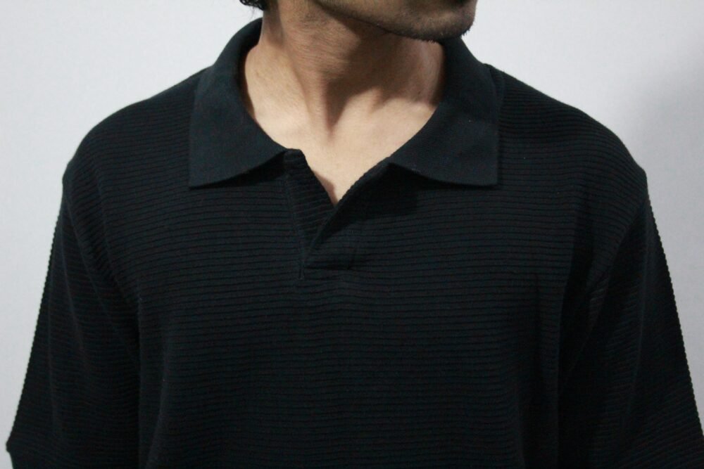 Black Polo Shirt - Image 2