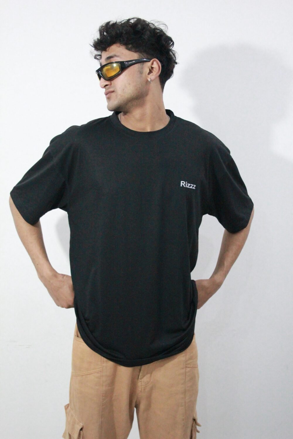 Oversized graphic T-Shirt black color - Image 5