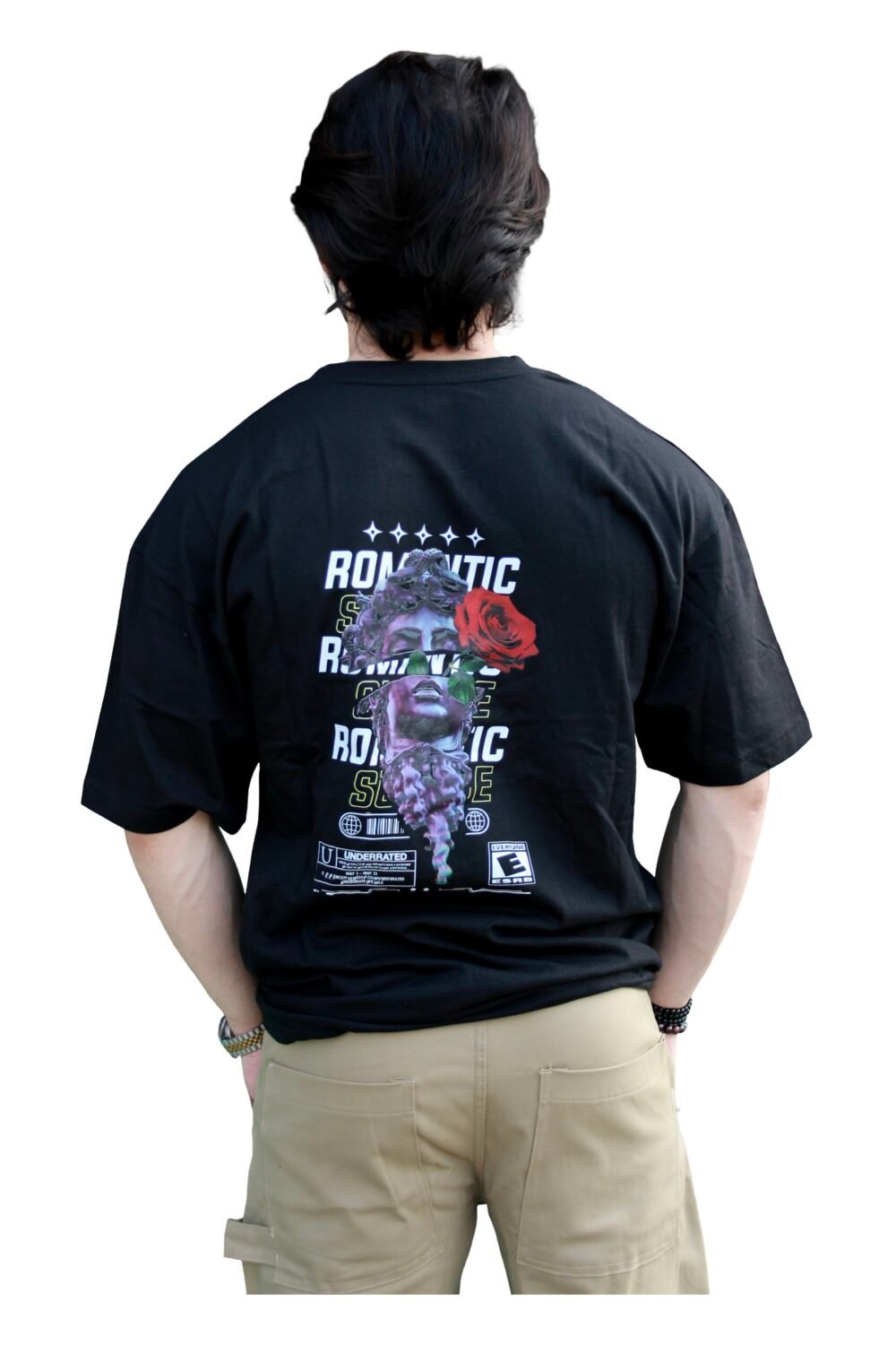 Oversized graphic T-Shirt black color